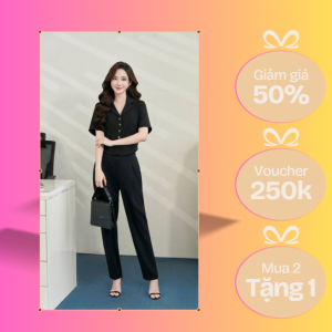 Quần baggy ly xếp - L64K25Q005