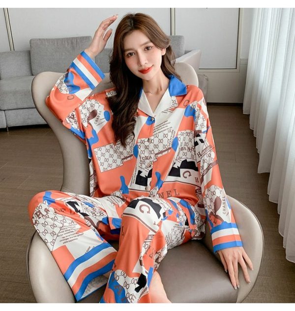 Bộ Pijama Nữ Lụa Cao Cấp Tay Ngắn Họa Tiết Dễ Thương BD1 - Ảnh 6