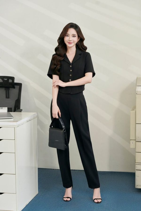 Quần baggy ly xếp - L64K25Q005 - Ảnh 4